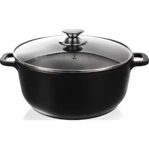 Cookware pot ORION GRANDE 28 cm 7 L granite coating induction-compatible