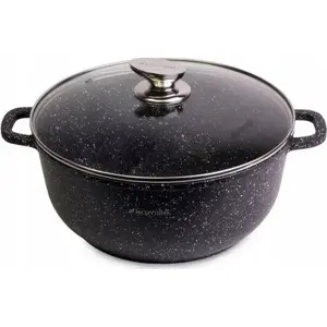 Cookware pot Kamille KM-4406 with lid, 28 cm diameter, 6.5 L capacity