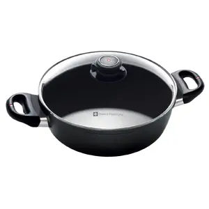 Soup pot Swiss Diamond 89168240, aluminium, 3 L, Ø24 cm, height 70 mm, black