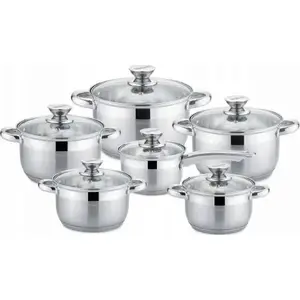 Cookware set Kamille model 100001 — multi-piece pot and pan set suitable for gas, electric and induction hobs