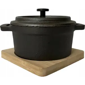 Cookware pot Bigbuy Home Garnek Żelazo model S3604090 – cast iron cooking pot