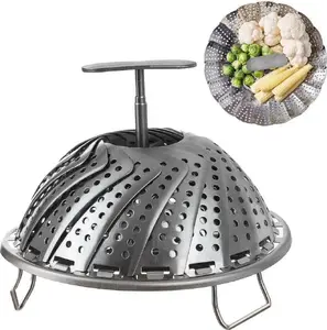 Steam Basket Insert ORION model Ori_152220 for Steaming 14–23 cm (Adjustable Diameter)