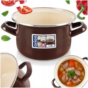 Enamelled saucepan Lumarko 16 cm, 1.4 L