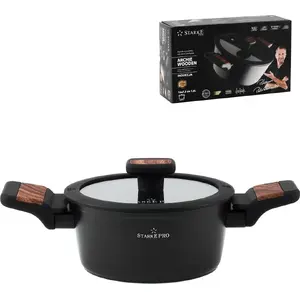 Starke pro saucepan with lid Archie Wooden 1.2 l – Starke pro