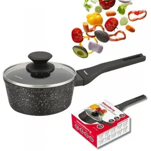 Klausberg saucepan RONDELEK MARMUROWY 1.6 l with lid KB-7986
