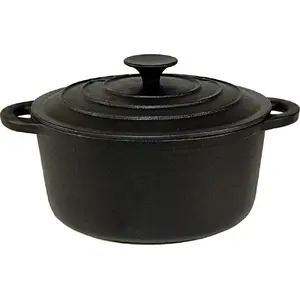 Cast Iron Pot KRISBERG 7552 24 cm, 4.2 L, Heavy, Induction-Compatible