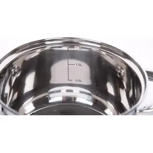Cookware set mg home Verso — 4 stainless steel pots, induction-compatible, set VERSO_8EL