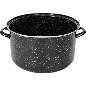 Enamel Stockpot ORION LEM 15 L — large universal cookware, model Ori_111893