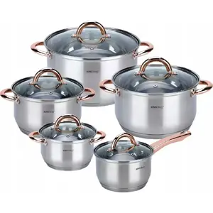 Cookware set KingHoff KH-1764 by KingHoff — 10-piece pot and pan set
