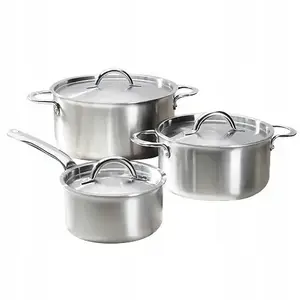 Cookware set Lumarko D-3601-06 — 6 pieces: 1 pot, 2 frying pans with lids
