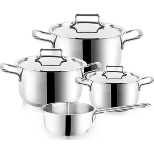 Cookware set ORION ANETT 7-piece stainless steel 18/10, universal