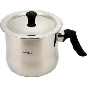 Milk Pot KingHoff KH-3111 1.5 L — stovetop saucepan for heating milk and sauces