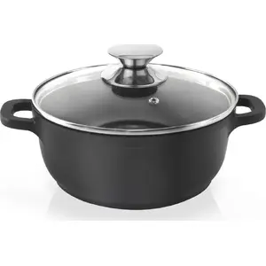 ORION pot GRANDE 24 cm 4 L, granite-coated, induction-compatible, universal