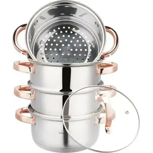 Cookware set Klausberg 5-piece pot set KB-7727, 18 cm, rose gold