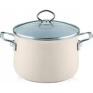 Pot with lid RIESS R-0701-010 — high saucepan 2.0 L, 16 cm, Aquamarin