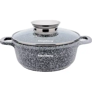 Klausberg saucepan KB-7522 marble coating 4.5 L, 24 cm, cookware