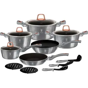 Cookware set berlinger haus BH-6022 — granite-coated pots and pans, multi-piece kitchen set