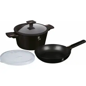 Cookware set berlinger haus BH-7098 Monaco — pot and frying pan, titanium-coated