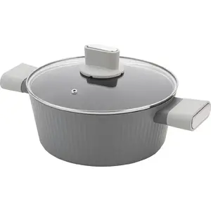 Cookware pot Florina Serrano with lid 24 cm 3.7 L - Florina