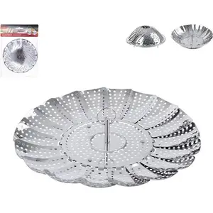 Steamer Insert ORION 23 cm — universal stainless-steel steaming tray for pots and pans