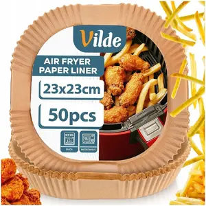 Paper Fryer Liner Vilde 23 x 23 cm Square, pack of 50 (MPN 279046)
