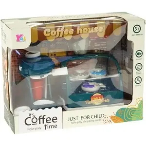 Coffee set Adar 563698 — espresso machine, coffee mug, refrigerated counter, cookies, container
