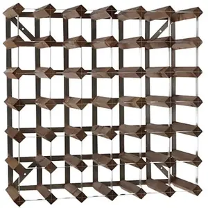 Wine bottle rack Wamar-Sosenka BPR-022 — large capacity for 42 bottles