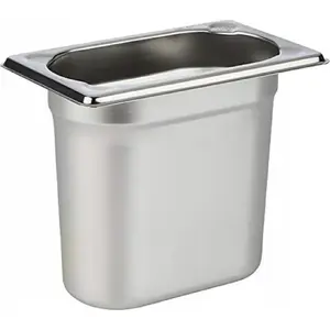 MULTI food container Kantine 1/9 GN stainless steel 1.5 L 17.5×10.5×15 cm