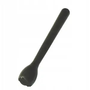 Muddler plastic black — Hawthorn Press Ltd, bar muddler for cocktails, 1-piece plastic tool