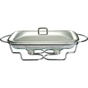 Galds flīžu siltinātājs KingHoff KH-1410 ar karstumizturīgu trauku, tilpums 2,9 l