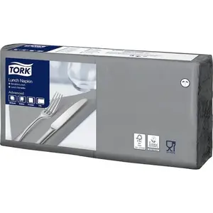 Salvetes Tork advanced 2-slāņu pusdienu, pelēkas, MPN 477205