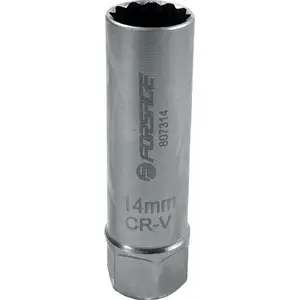 Socket for Spark Plugs Forsage 14 mm 3/8" Drive 12-Point