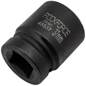 Socket, Rockforce RF-48537 37 mm 1" Impact Socket (6-point)