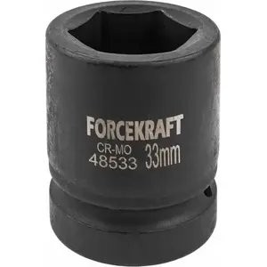 Impact Socket 33 mm 1" 6-Point Forcekraft FK-48533