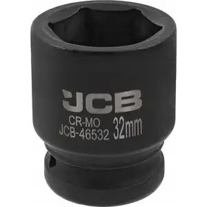 Socket 3/4" 32mm 6-point for impact wrench, JCB JCB-46532