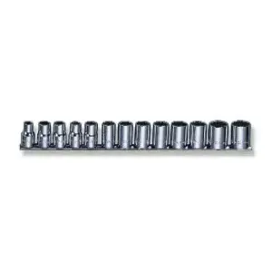 Набор головок Jonnesway 12-гранных 1/2" привод 10–24 мм, 13 шт. (S05H4113S)