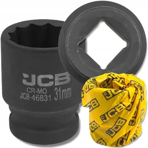 Головка ударная 3/4" 31 мм 12-гранная, JCB