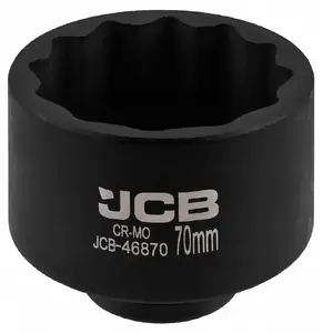 Ударная насадка 3/4" 70 мм (12-гранная) - JCB