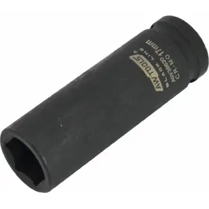 Socket bit (impact) AWTools 1/2" hex long 30 mm BLACK LINE