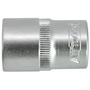 Socket 1/2" AWTools 24 mm short hexagon Black Line AW38224BL