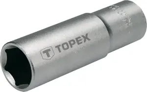 Головка 1/2" Topex 16 мм шестигранная длинная, модель 38D755