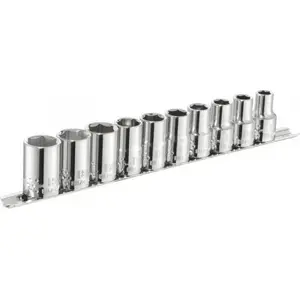 Набор головок Facom 1/2" на планке, 6-гранные, 10 предметов