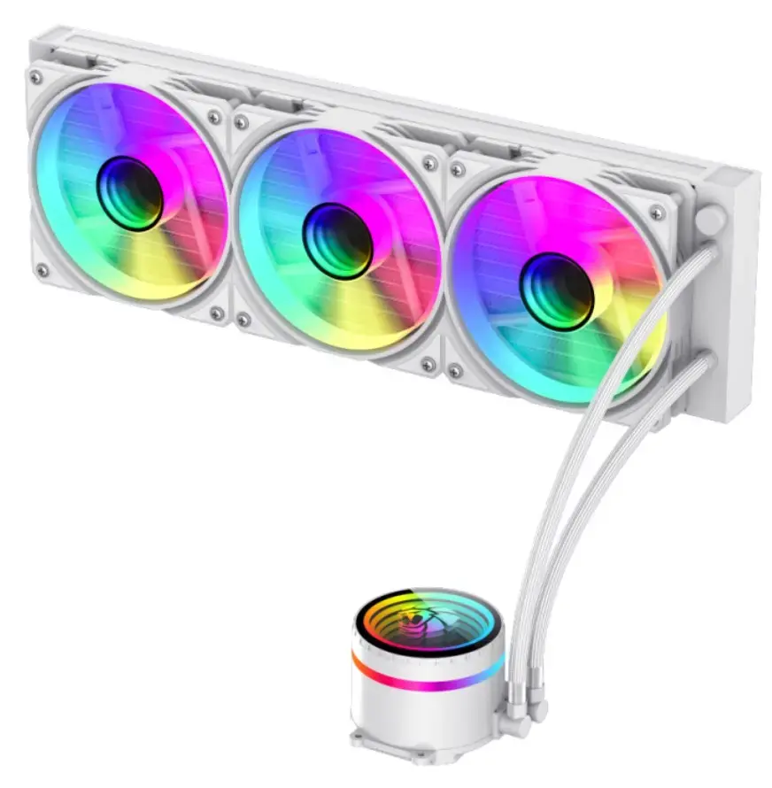 GameMax ICEBURG 360 INFINITY WH liquid cooler Photo 2