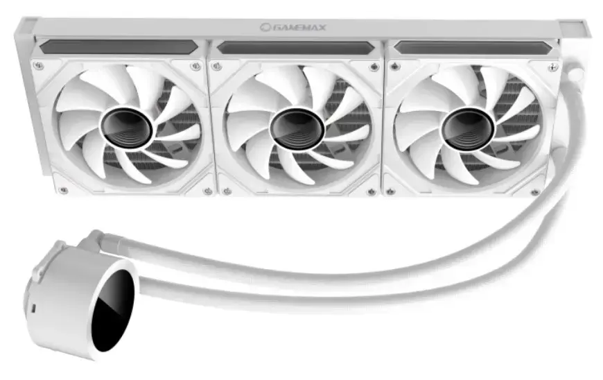 GameMax ICEBURG 360 DIGITAL WH CPU šķidruma dzesētājs Photo 4