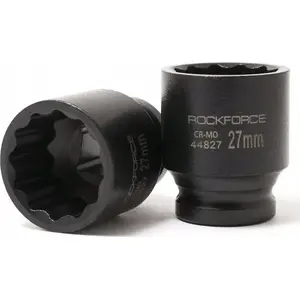 Socket bit 27 mm 1/2" (12-point) Rockforce RF-44827
