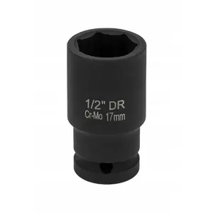 Socket bit 1/2" 17mm 6-point for impact wrenches, JCB JCB-44517