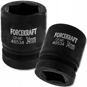 Impact Socket 34 mm 1" 6-Point — Forcekraft FK-48534