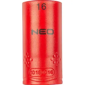 Socket bit 1/2" 16 mm 1000V, NEO tools 01-186