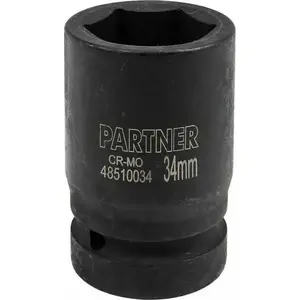 Ударная насадка 1" 34 мм (6-гранная) PARTNER PA-48510034