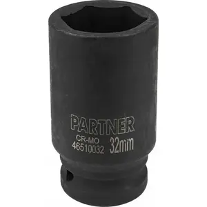Ударная головка 3/4" 32 мм (6-гранная) PARTNER PA-46510032